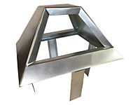 Крышка оцинкованная для урны(вкладыша) в бетонную урну.