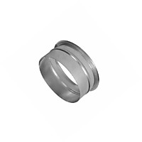 Врезка-стакан круглая Д400 оцинк.0.5 мм.